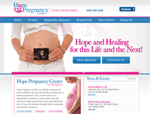 Tablet Screenshot of hopepregnancycenternj.org